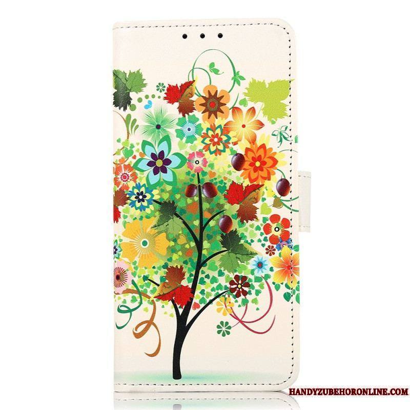 Housse Samsung Galaxy A14 5G / A14 Arbre Fleuri