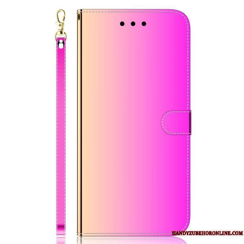 Housse Samsung Galaxy A14 5G / A14 Miroir et Lanière