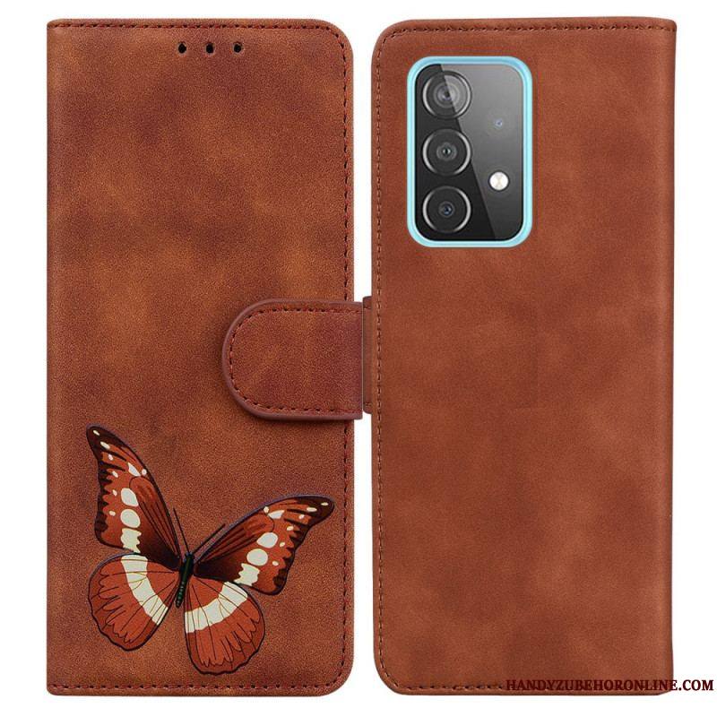 Housse Samsung Galaxy A52 4G / A52 5G / A52s 5G Skin-Touch Papillon