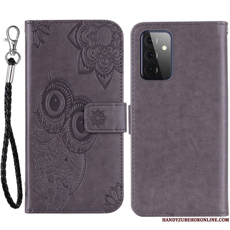 Housse Samsung Galaxy A53 5G Hibou Mandala