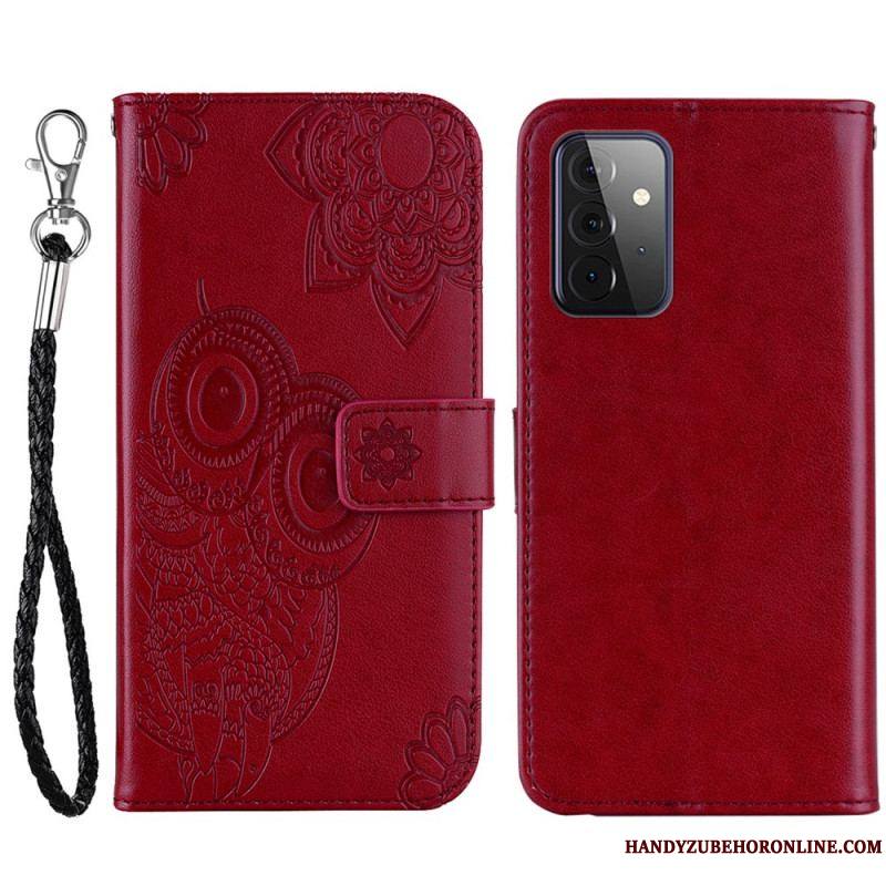 Housse Samsung Galaxy A53 5G Hibou Mandala