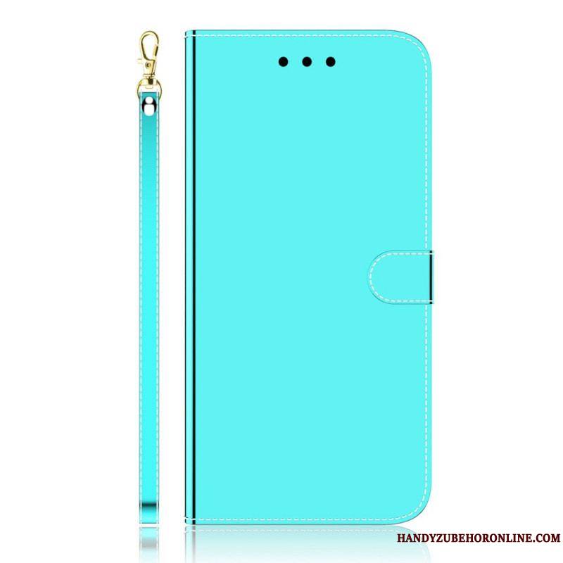 Housse Samsung Galaxy A53 5G Simili Cuir Couverture Miroir