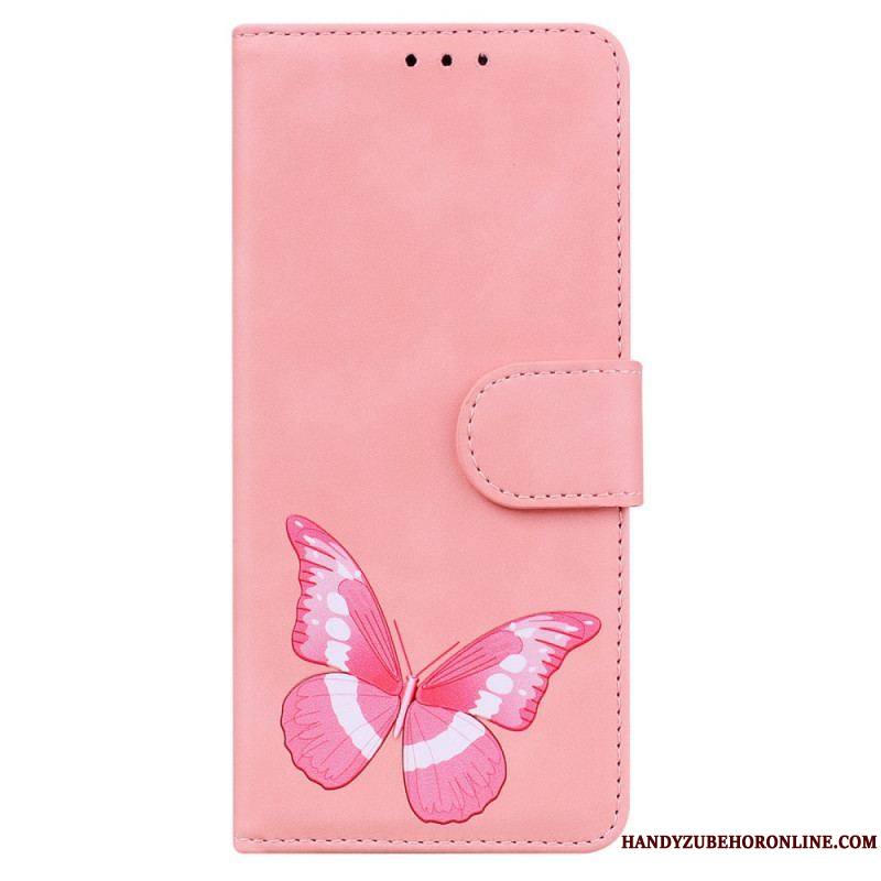 Housse Samsung Galaxy A53 5G Skin-Touch Papillon