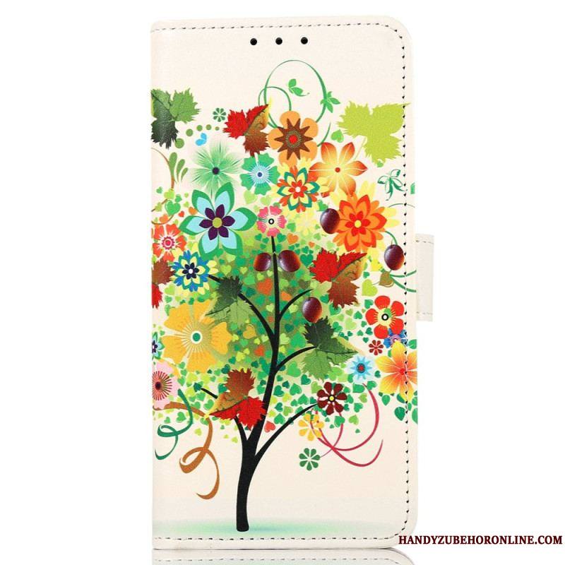 Housse Samsung Galaxy M13 Arbre Fleuri