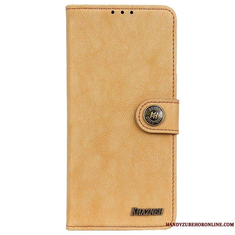 Housse Samsung Galaxy M13 Cuir Fendu KHAZNEH