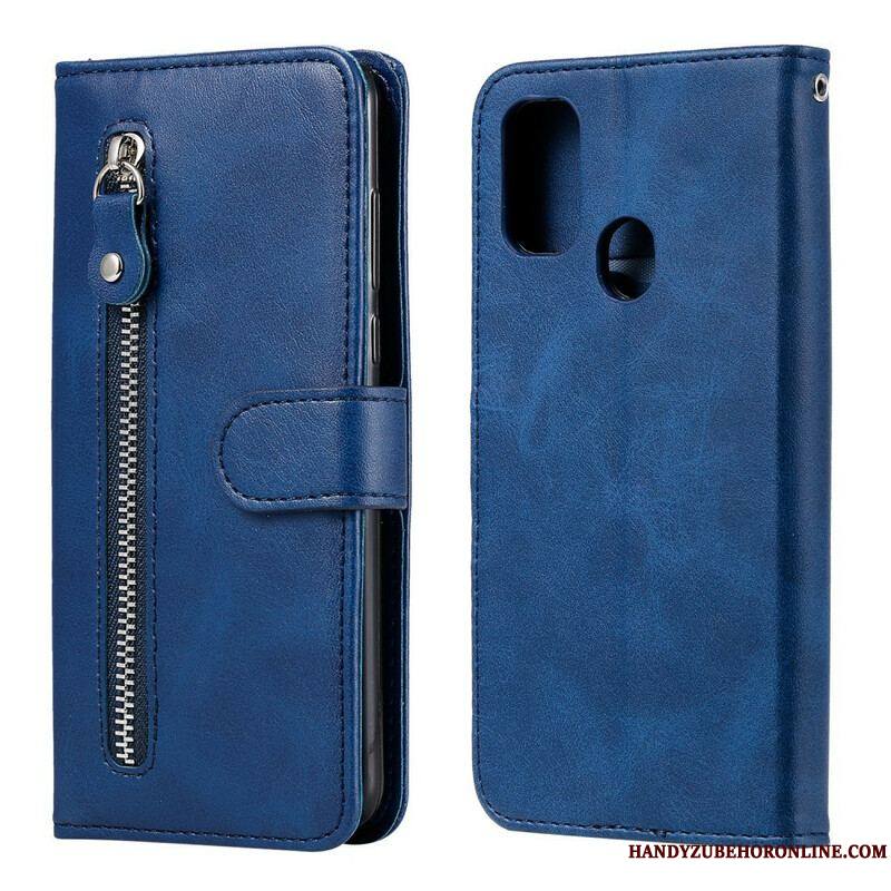 Housse Samsung Galaxy M21 Vintage Porte-Monnaie