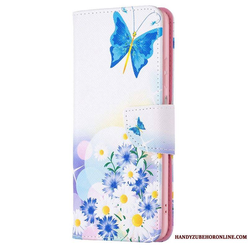 Housse Samsung Galaxy M23 5G Papillons Aquarelle