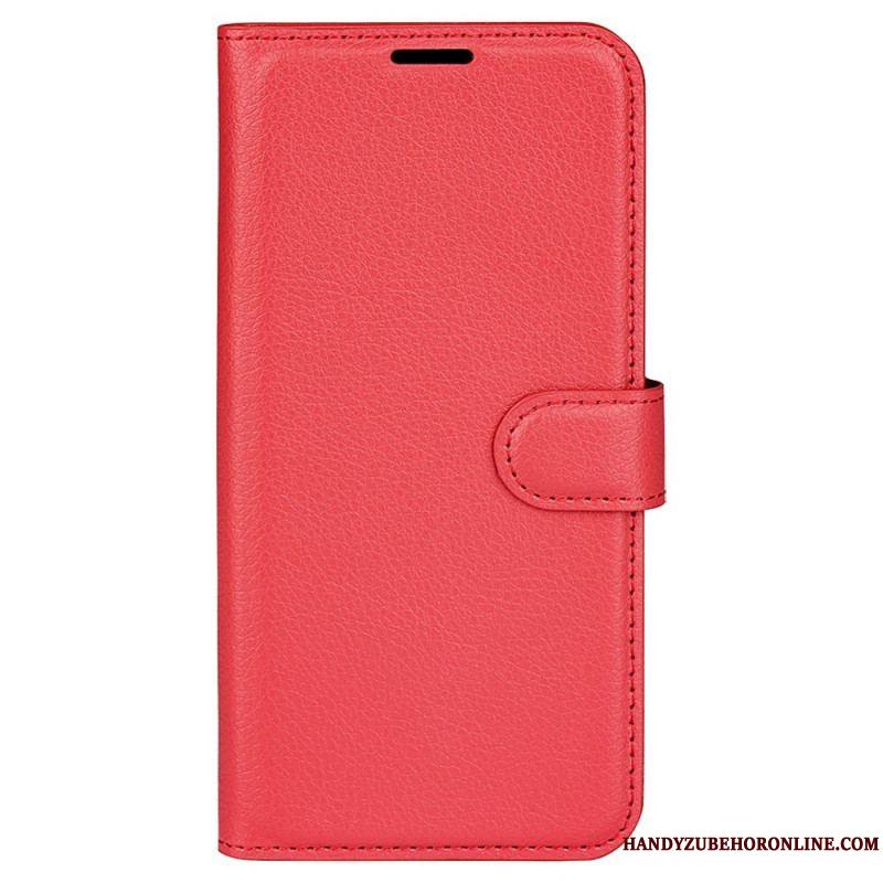 Housse Samsung Galaxy M33 5G Style Cuir Litchi