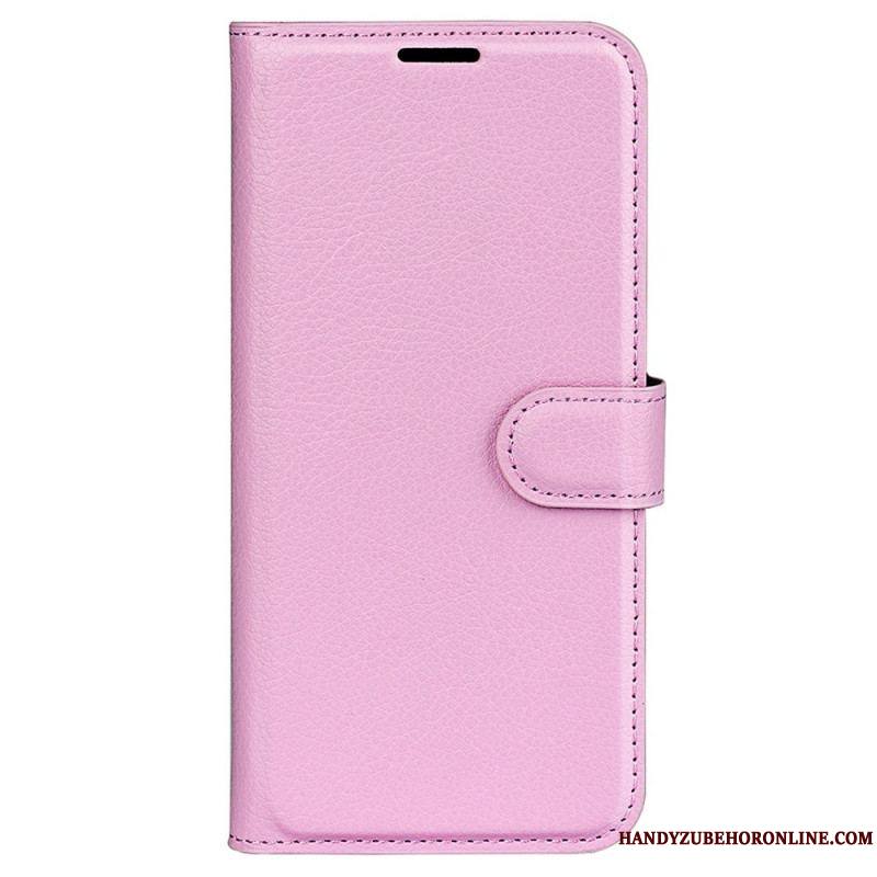 Housse Samsung Galaxy M33 5G Style Cuir Litchi