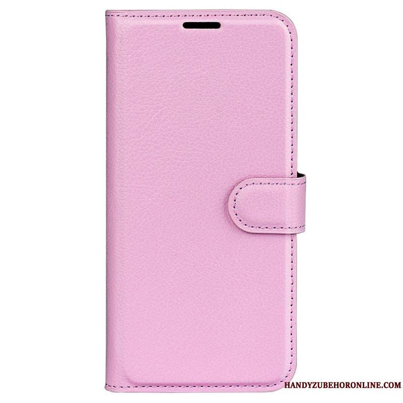 Housse Samsung Galaxy M33 5G Style Cuir Litchi