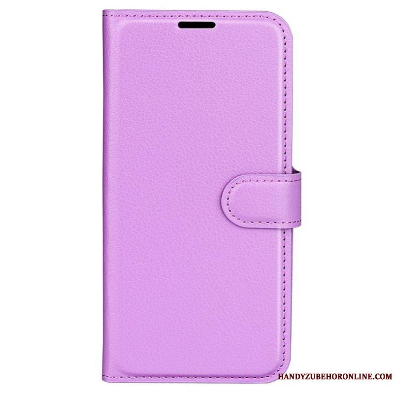 Housse Samsung Galaxy M33 5G Style Cuir Litchi