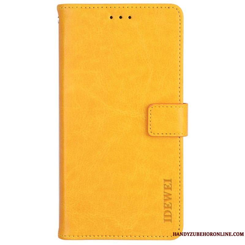 Housse Samsung Galaxy M52 5G Simili Cuir IDEWEI