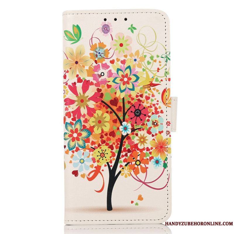 Housse Samsung Galaxy M53 5G Arbre Fleuri