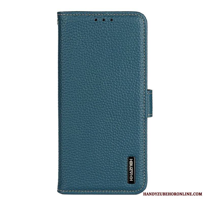 Housse Samsung Galaxy M53 5G Cuir Litchi KHAZNEH