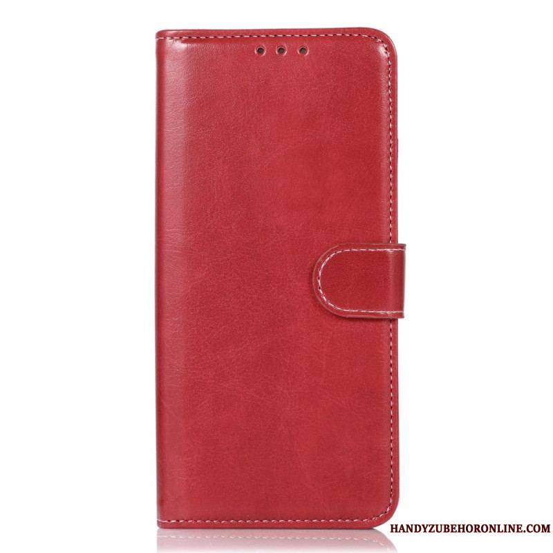 Housse Samsung Galaxy M53 5G Style Cuir et Coutures