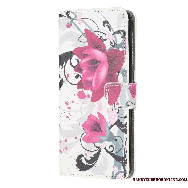 Housse Samsung Galaxy Note 20 Ultra Tropical Flowers