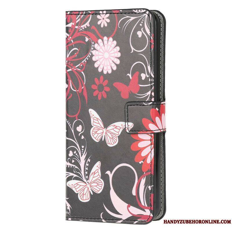 Housse Samsung Galaxy S20 FE Papillons et Fleurs