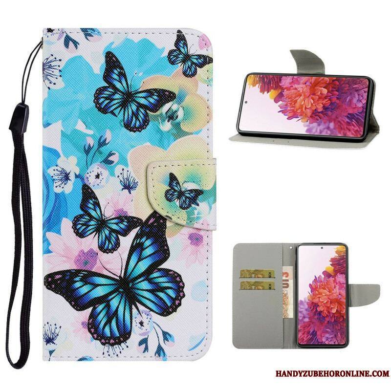 Housse Samsung Galaxy S20 FE Papillons et Fleurs d'Été