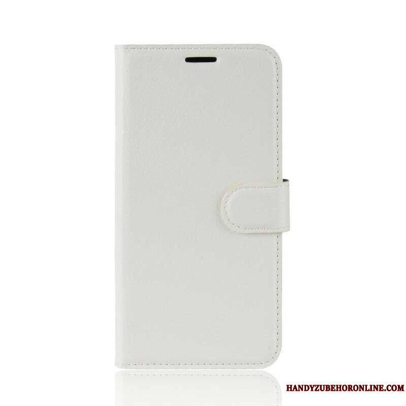 Housse Samsung Galaxy S20 FE Simili Cuir Litchi Classique