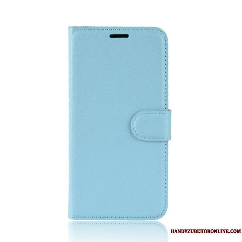 Housse Samsung Galaxy S20 FE Simili Cuir Litchi Classique