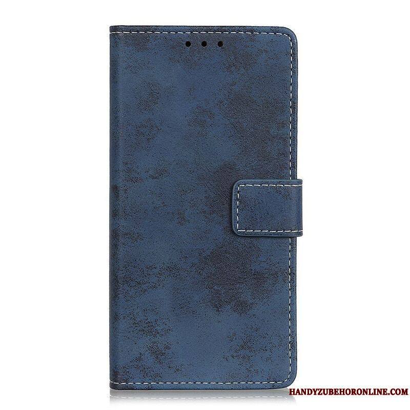 Housse Samsung Galaxy S21 5G Simili Cuir Vintage