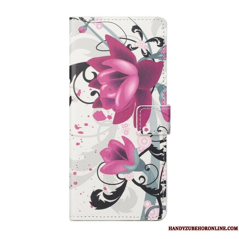 Housse Samsung Galaxy S21 5G Tropical Flowers