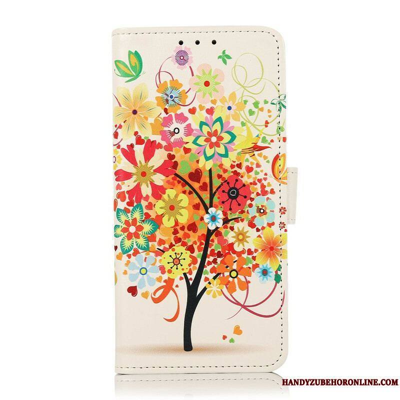 Housse Samsung Galaxy S21 FE Arbre Fleuri