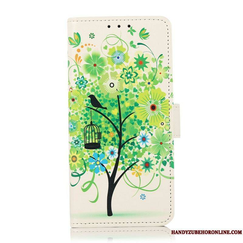 Housse Samsung Galaxy S21 FE Arbre Fleuri
