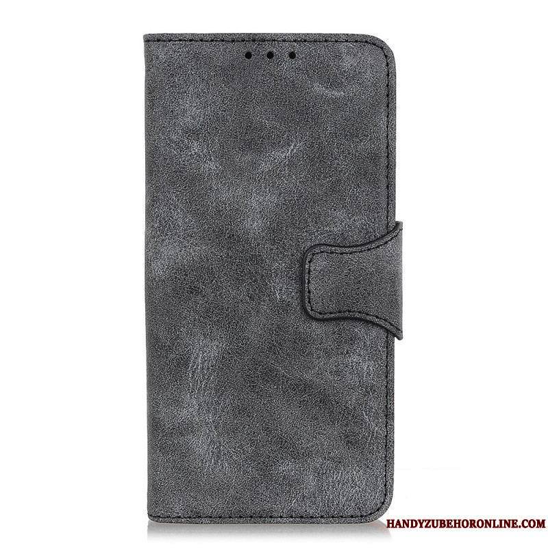 Housse Samsung Galaxy S22 5G Cuir Fendu Vintage