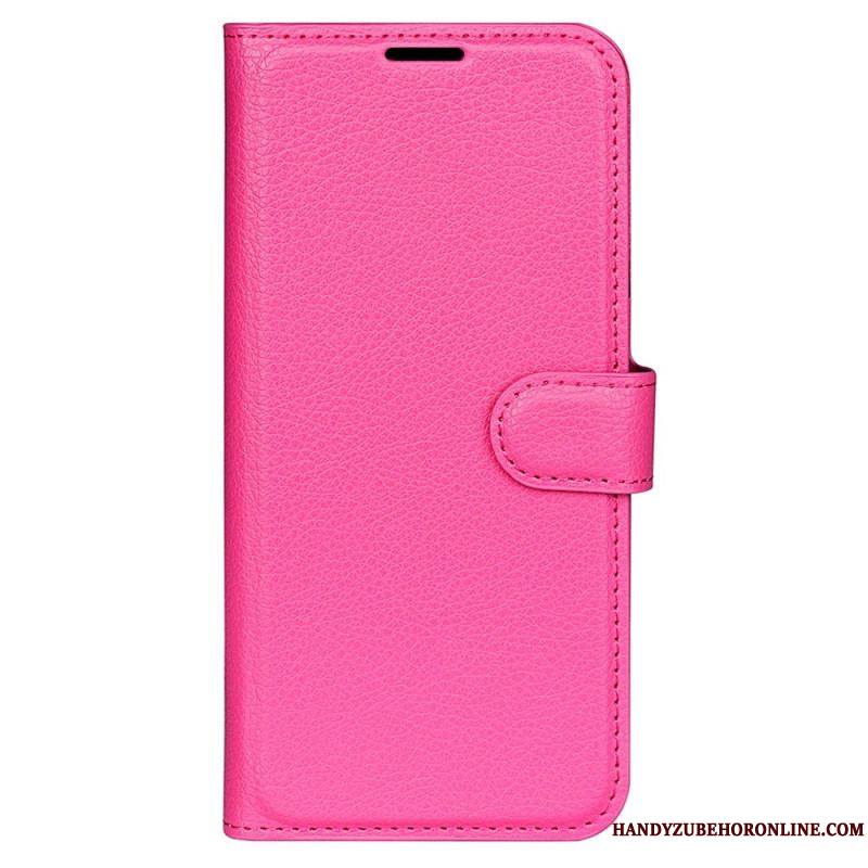Housse Samsung Galaxy S23 5G Effet Cuir Litchi Classique