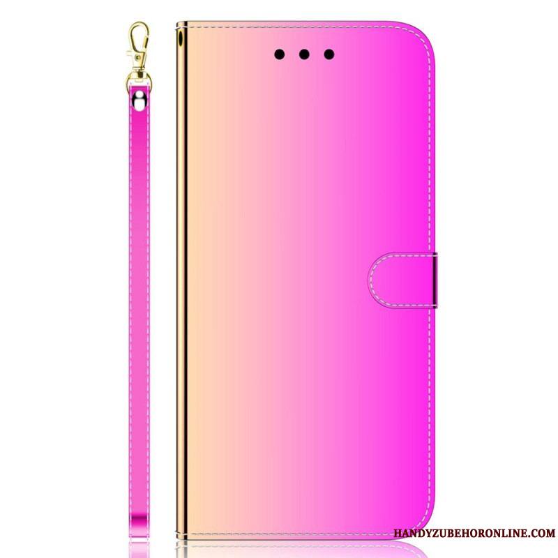 Housse Samsung Galaxy S23 5G Miroir et Lanière