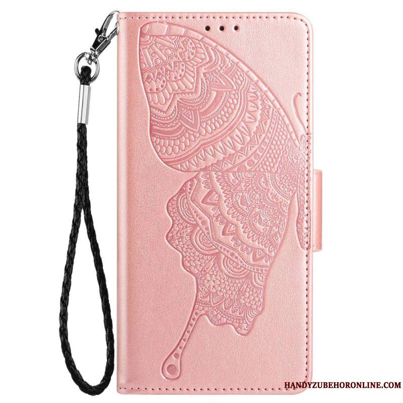 Housse Samsung Galaxy S23 Bicolore Papillon Baroque