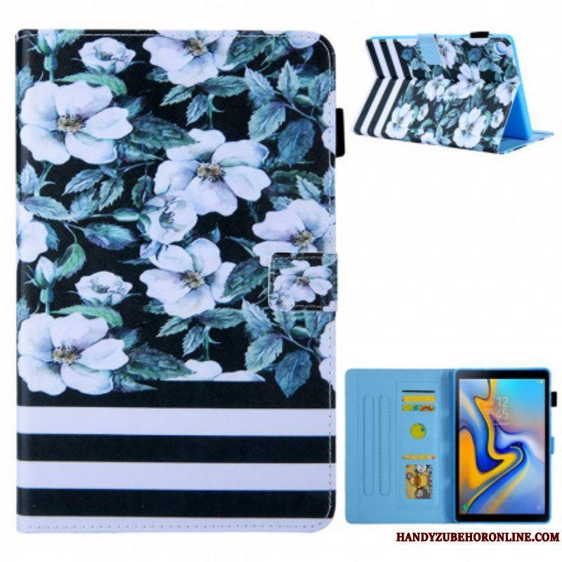 Housse Samsung Galaxy Tab A7 (2020 Design Fleurs