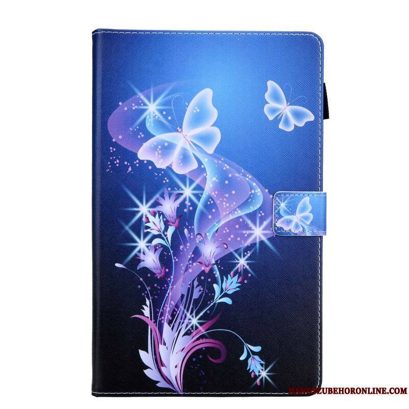 Housse Samsung Galaxy Tab A7 (2020) Papillons