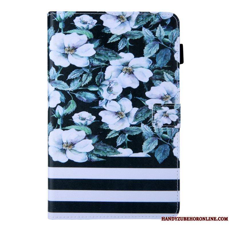 Housse Samsung Galaxy Tab A8 (2021) Design Fleurs