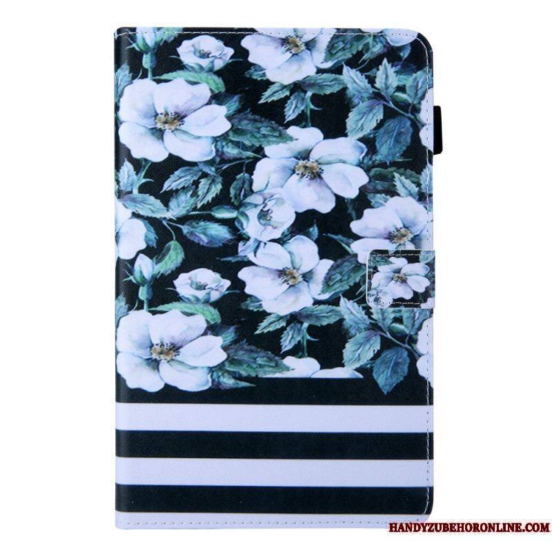 Housse Samsung Galaxy Tab A8 (2021) Design Fleurs