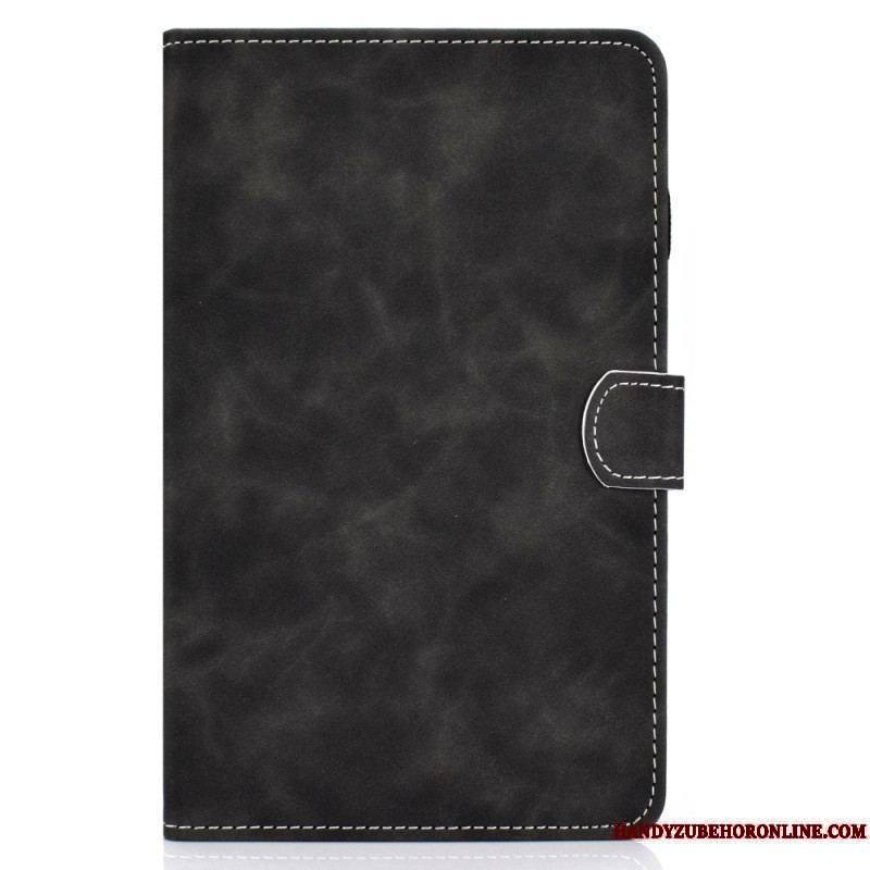 Housse Samsung Galaxy Tab A8 (2021) Effet Cuir Design Vintage