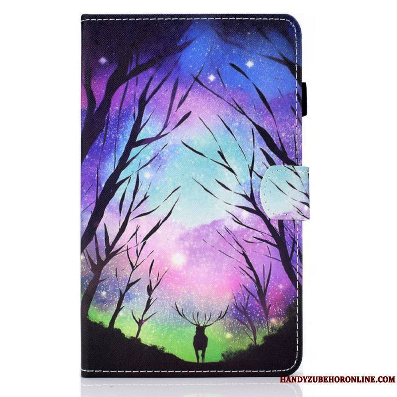 Housse Samsung Galaxy Tab A8 (2021) Forêt de Nuit