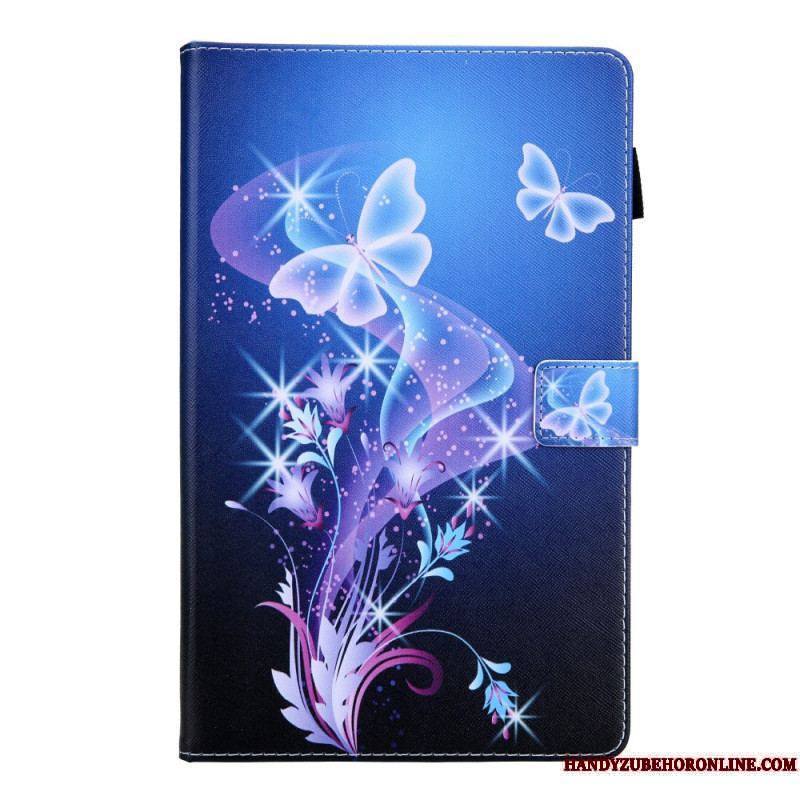 Housse Samsung Galaxy Tab A8 (2021) Papillons Colorés