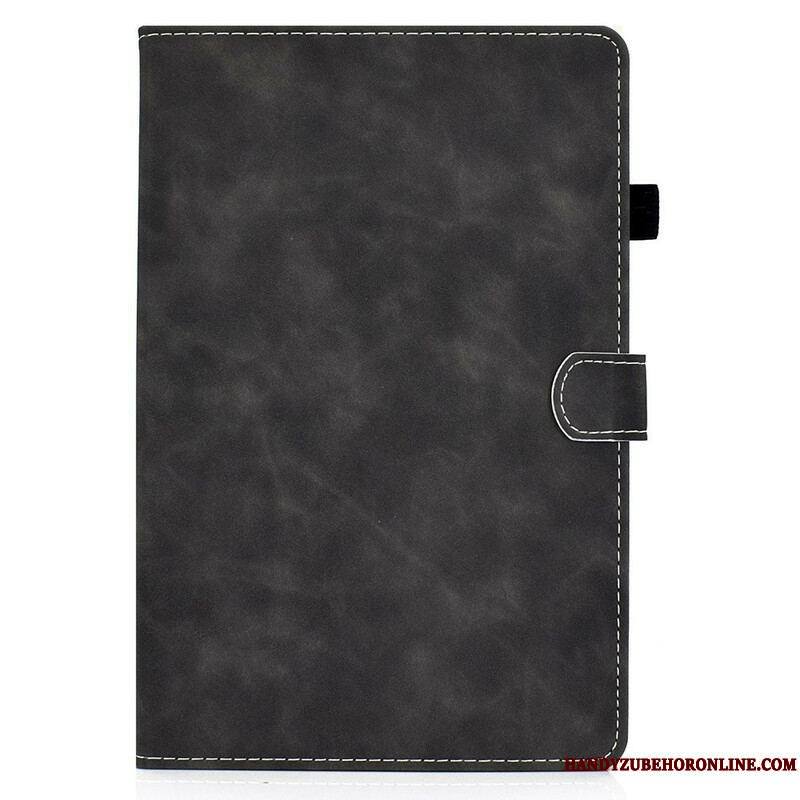 Housse Samsung Galaxy Tab S8 / Tab S7 Effet Cuir Design Vintage