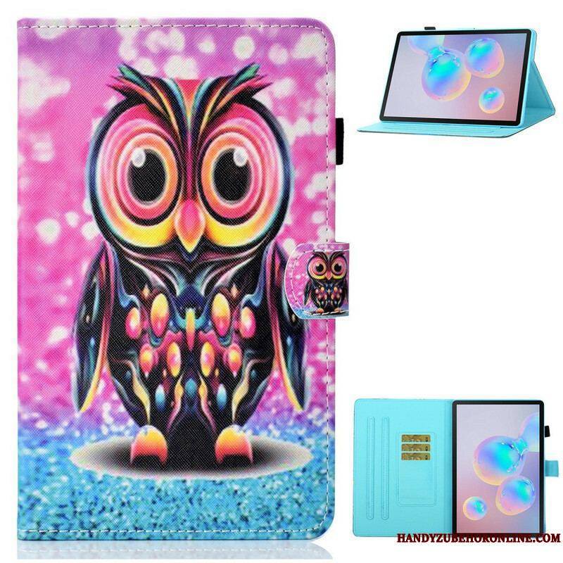 Housse Samsung Galaxy Tab S8 / Tab S7 Hibou Éclaté