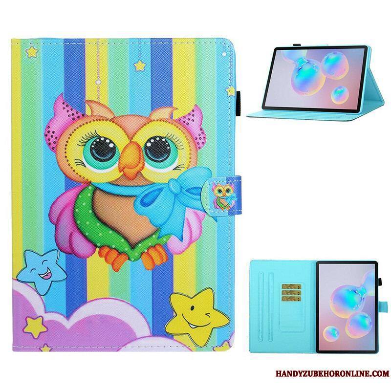 Housse Samsung Galaxy Tab S8 / Tab S7 Hibou Éclaté