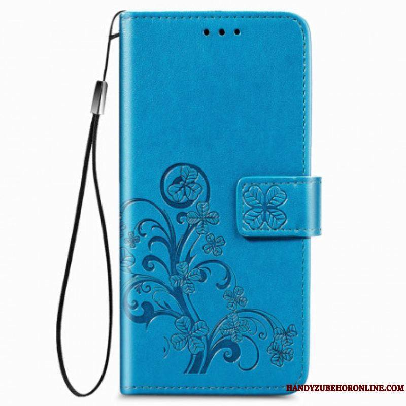 Housse Samsung Galaxy Z Fold 3 5G Fleurs Design avec Lanière