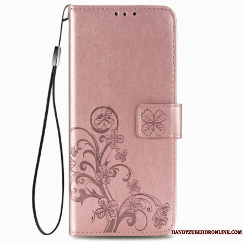 Housse Samsung Galaxy Z Fold 3 5G Fleurs Design avec Lanière