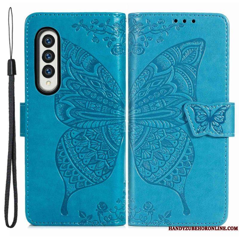 Housse Samsung Galaxy Z Fold 4 Papillon Géant