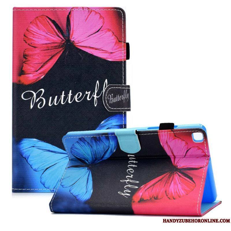 Housse Sasmung Galaxy Tab A7 Lite Papillons Uniques