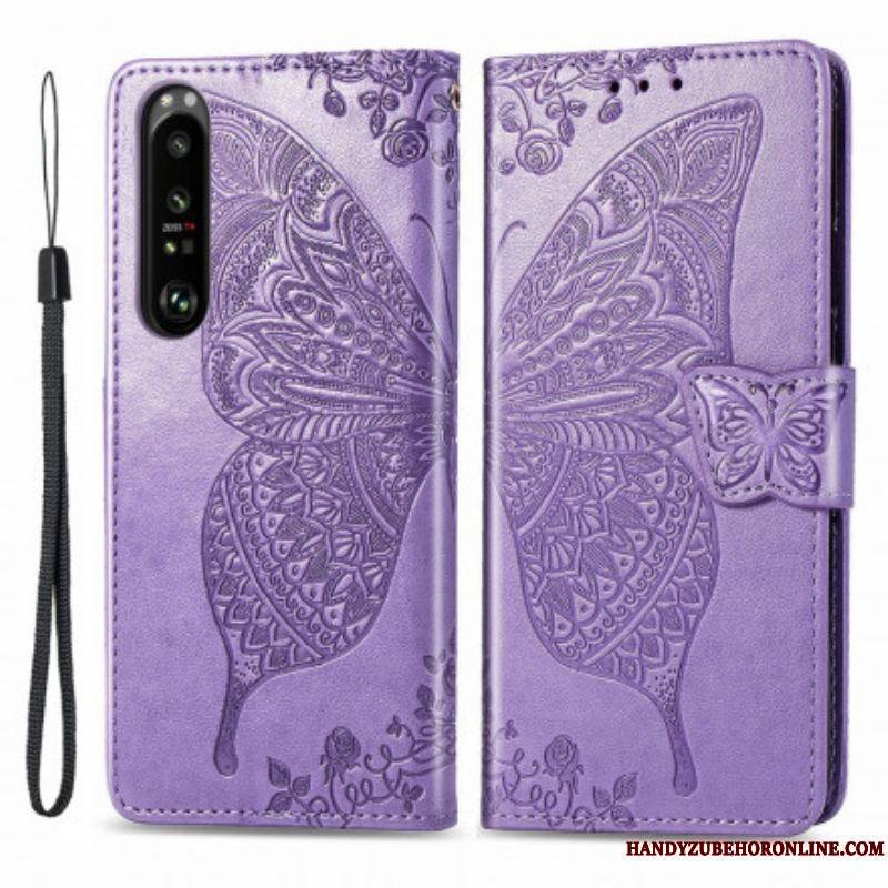 Housse Sony Xperia 1 III Demi Papillons