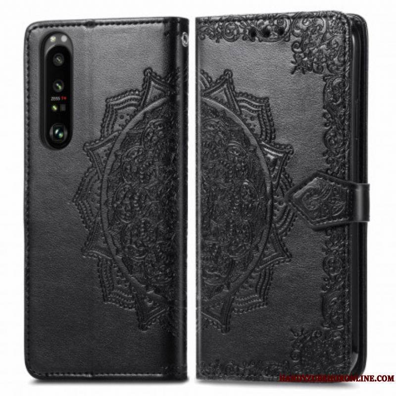 Housse Sony Xperia 1 III Mandala Moyen Age