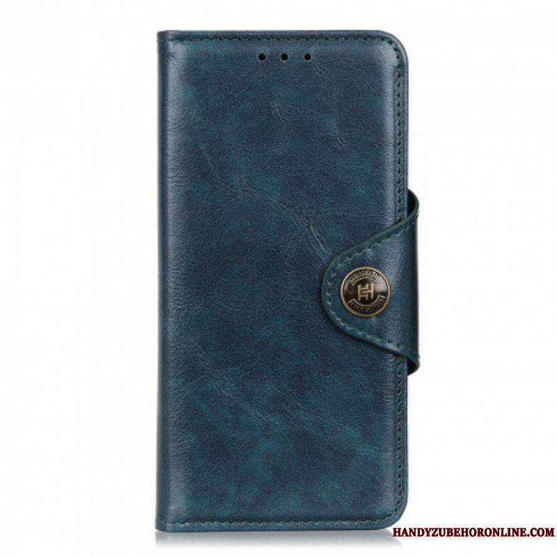 Housse Sony Xperia 1 III Simili Cuir Bouton Verni