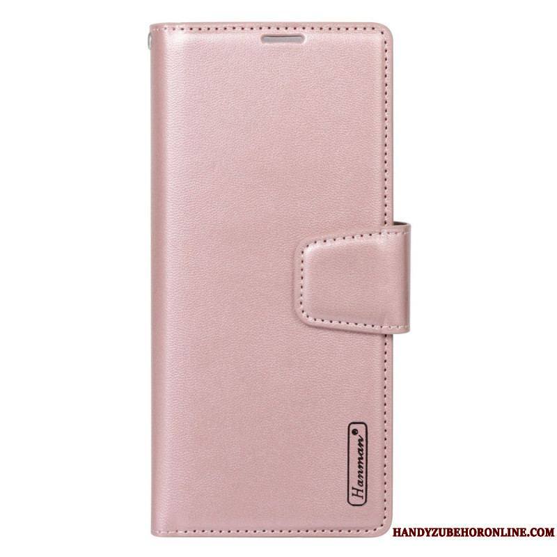 Housse Sony Xperia 1 IV Effet Cuir HANMAN